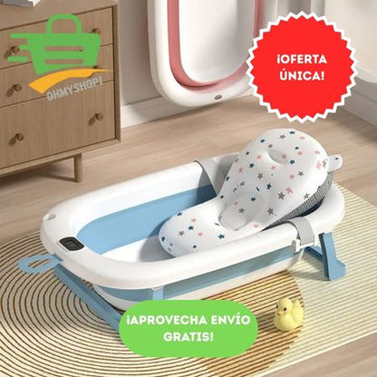 TINA RETRÁCTIL CON COJÍN PARA BEBÉS