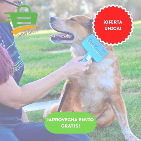 CEPILLO QUITA PELOS PARA PERROS Y GATOS