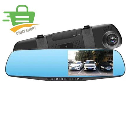 RETROVISOR CON CÁMARA DELANTERA Y TRASERA